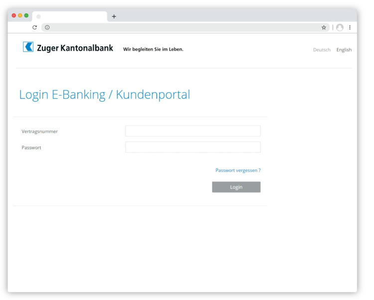 E-Banking Login