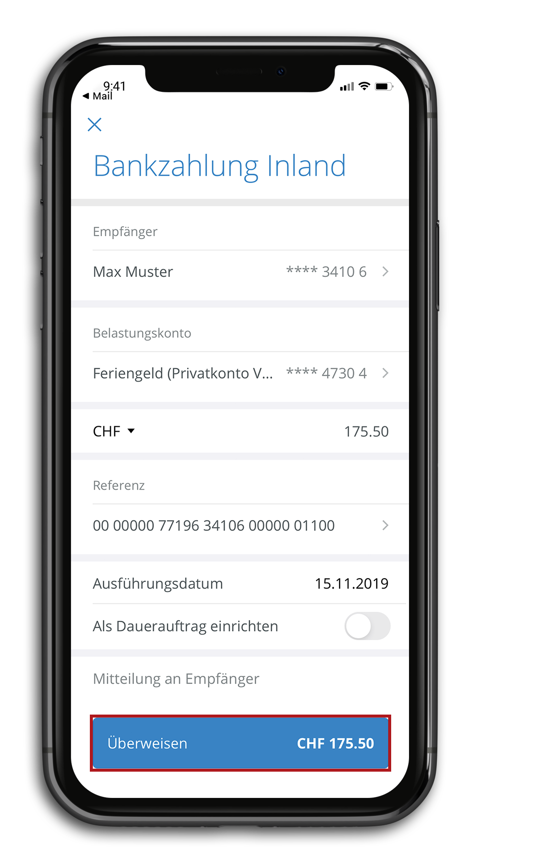 QR-Wizard Mobile Banking - Zuger Kantonalbank