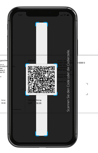 Scanning a payment slip