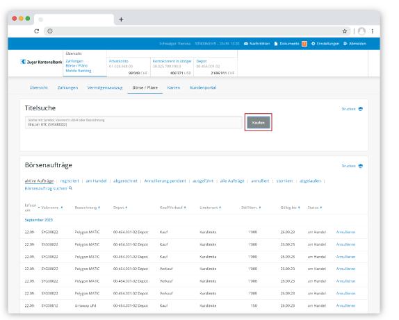 E-Banking Krypto Schritt 3