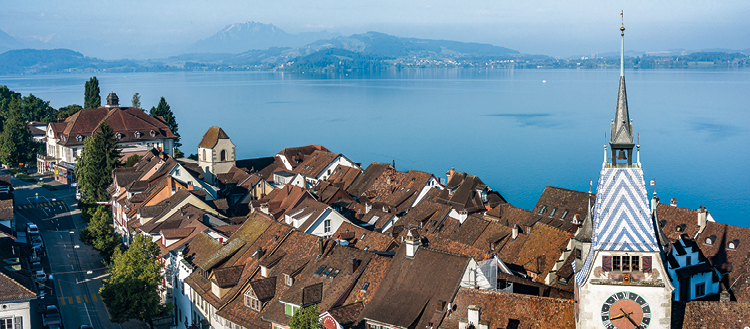 Luftaufnahme Stadt Zug