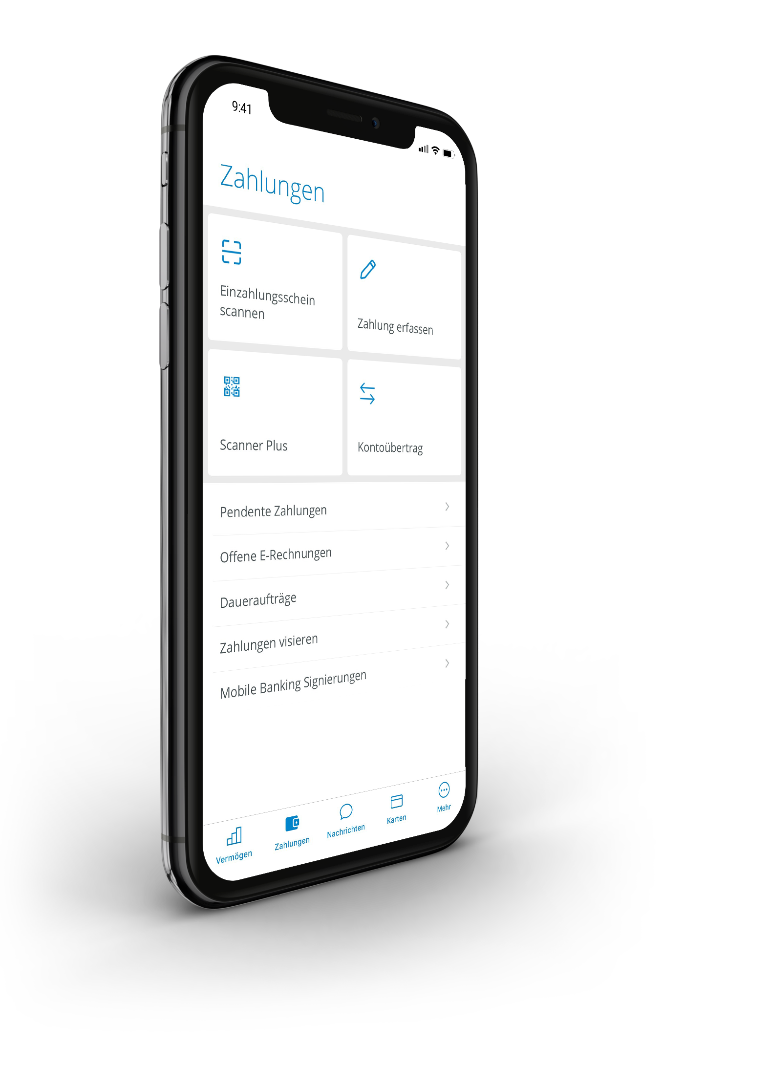 Mobile Banking App - Zuger Kantonalbank