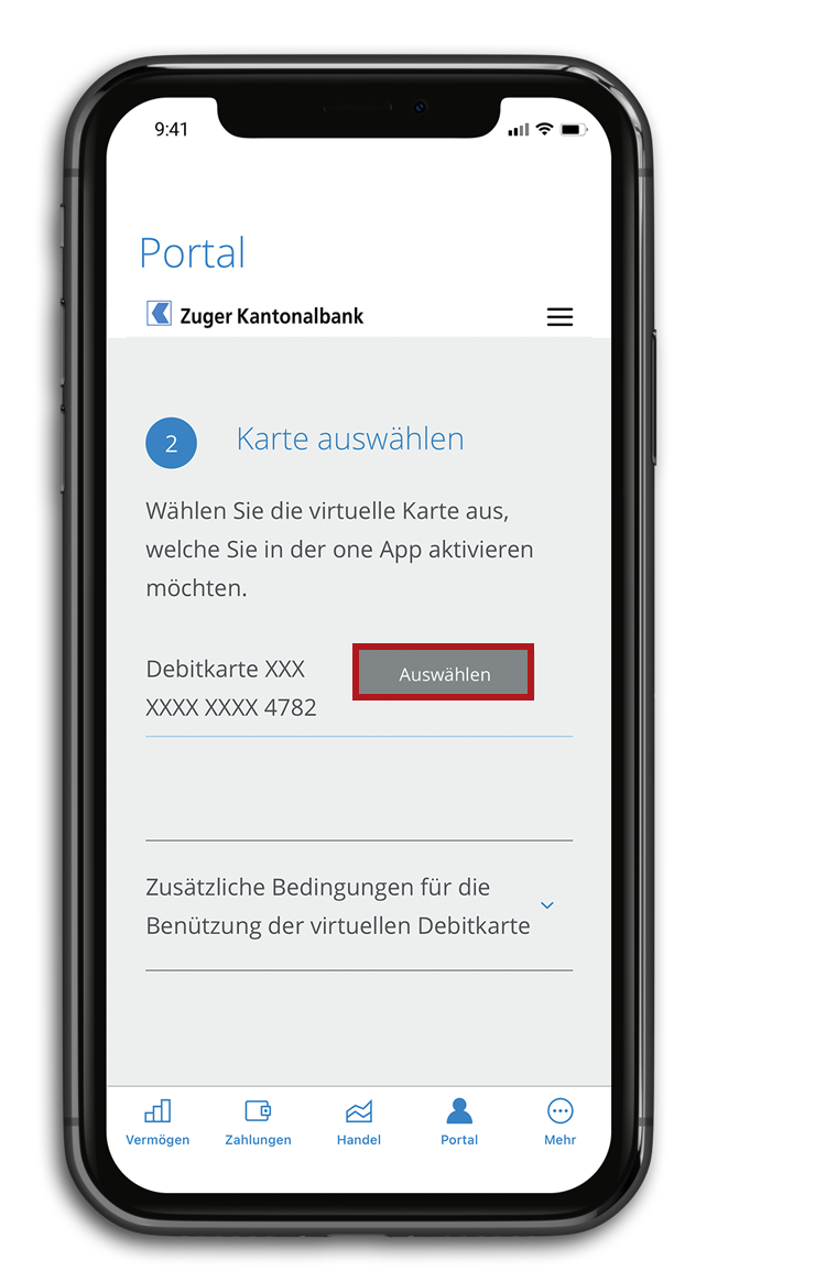 VIrtuelle Debitkarte Auf Mobiltelefon Hinterlegen - Zuger Kantonalbank