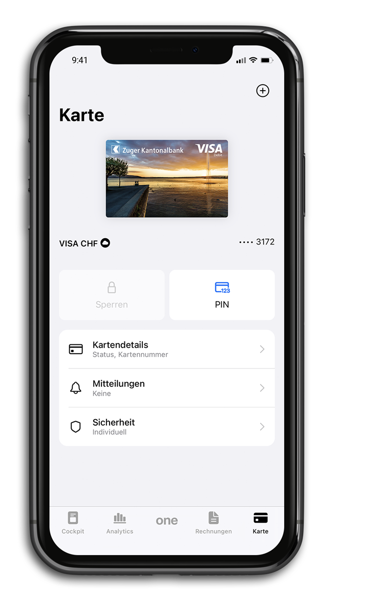 iPhone mit virtueller Karte